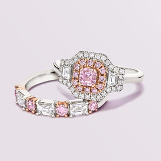 Australian Pink Diamond Engagement Rings