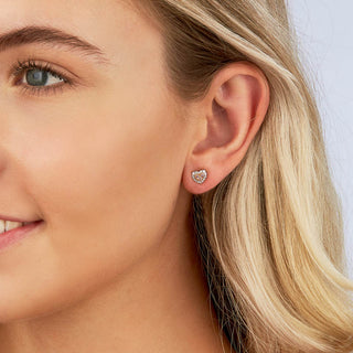 Kimberley Sweetheart Stud Earrings