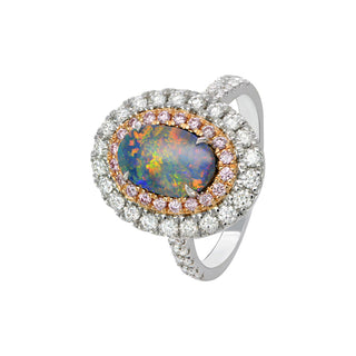Kimberley Black Opal Ring