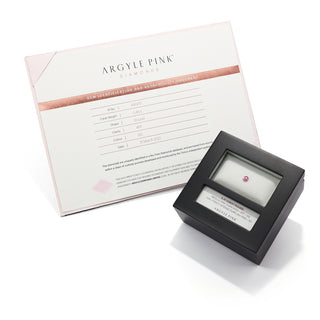 Argyle pink diamond ROUND 4PP SI2 1=0.41CT